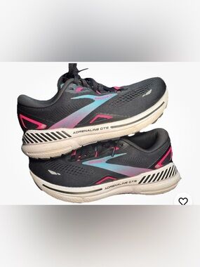 Brooks Adrenaline GTS 23 GTX Women's Running Shoes Sneakers Size 6.5 Black Pink